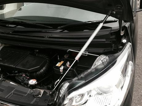 デイズルークス B21A カーボンタイプ ボンネットダンパー｜ARJ