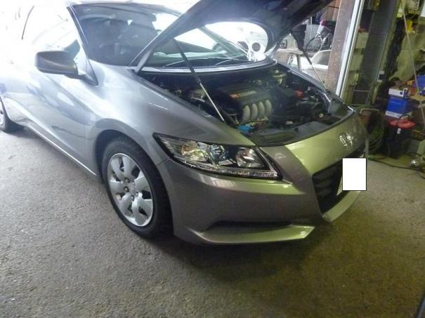 CR-Z ZF1 カーボンタイプ ボンネットダンパー|ARJ